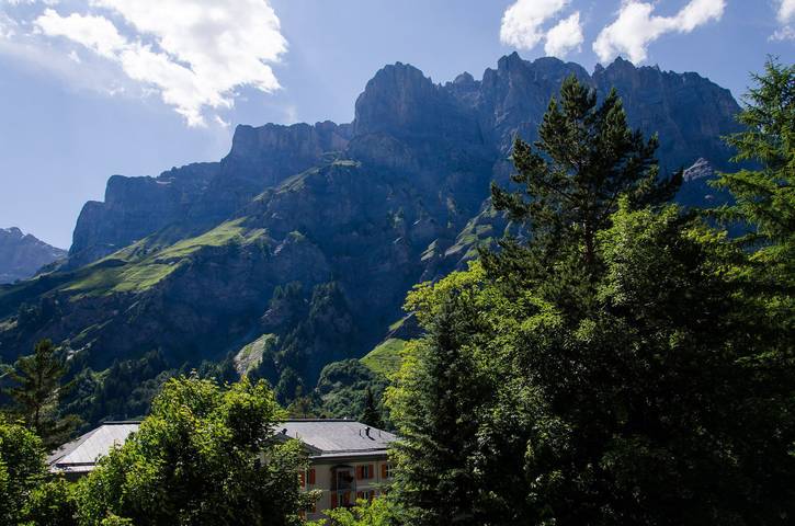 Ferienwohnung für 4 Personen, mit Balkon in Leukerbad