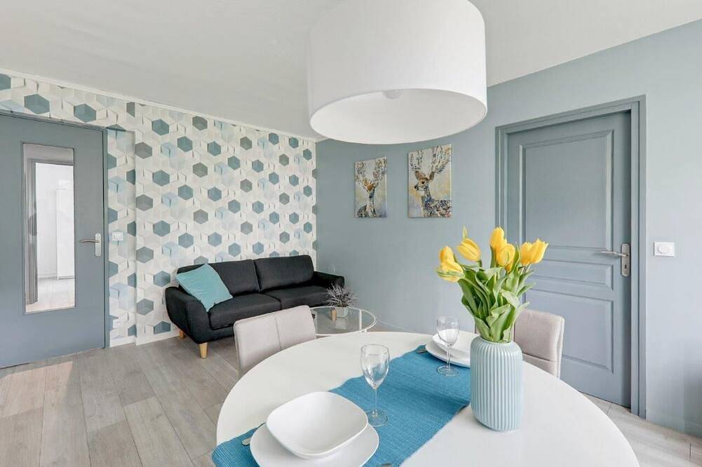 Appartement entier, Appartement coup de coeur , 3 chambres, à 10 minutes de Rouen, Netflix in Mont-Saint-Aignan, Région de Rouen