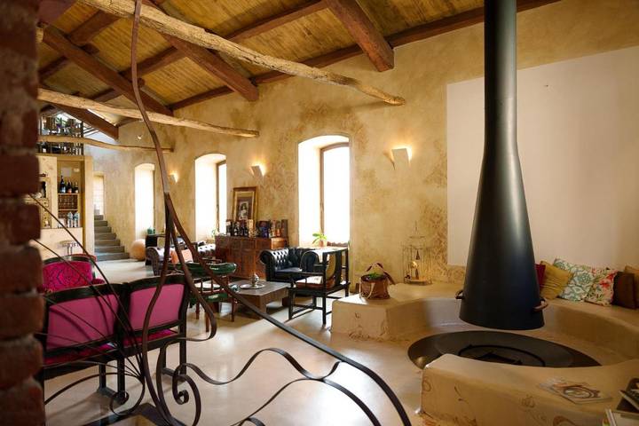 Maison d’hôte pour 2 personnes, avec Balcon et Jardin ainsi que Sauna et Vue à Piozzo - 4