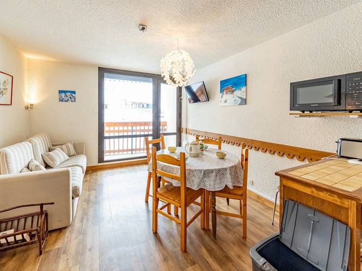 Gîte pour 4 personnes, avec Balcon dans Station De Saint Francois Longchamp