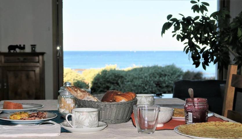 Chambre d’hôte pour 2 personnes, avec Terrasse ainsi que Jardin et Vue à La Turballe