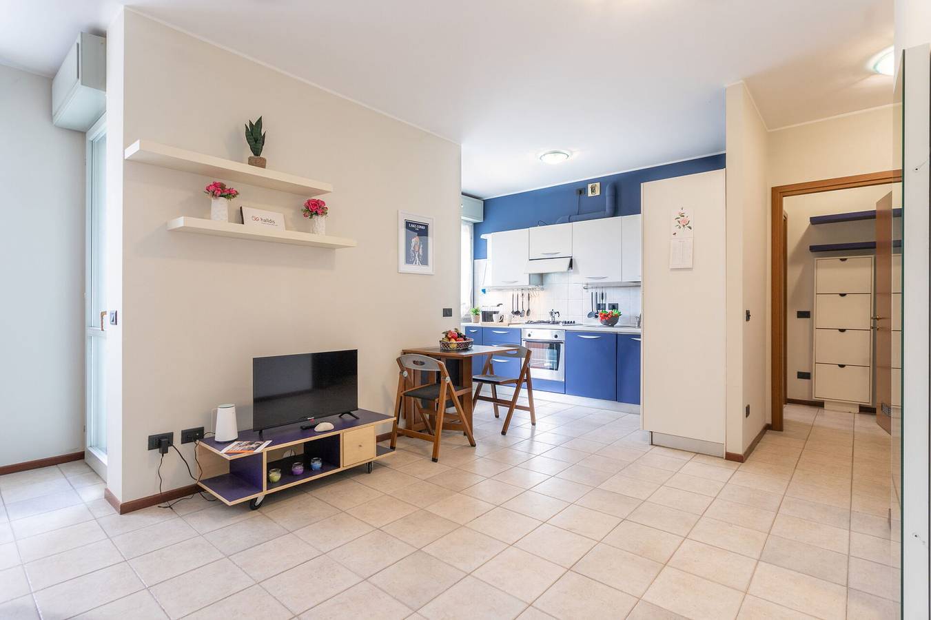 Ganze Wohnung, Ferienwohnung für 2 Personen mit Balkon in Cernobbio, Comer See