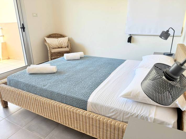 Gîte pour 5 personnes, avec vue ainsi que balcon/terrasse et vue sur l’océan dans Stalos - 4