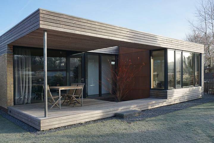 Bungalow für 3 Personen, mit Terrasse und Garten, mit Haustier in Niendorf
