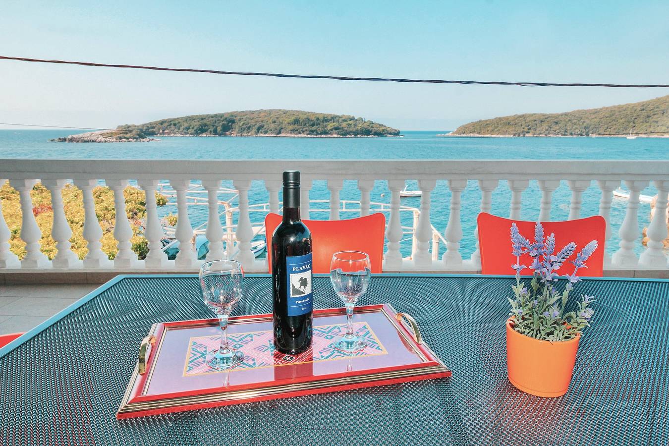 Appartamento intero, Appartamento vacanze per 4 persone con vista oceano in Molunat, Dubrovnik-Neretva