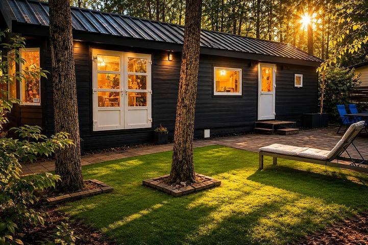 Chalet für 4 Personen, mit Pool und Garten - 1
