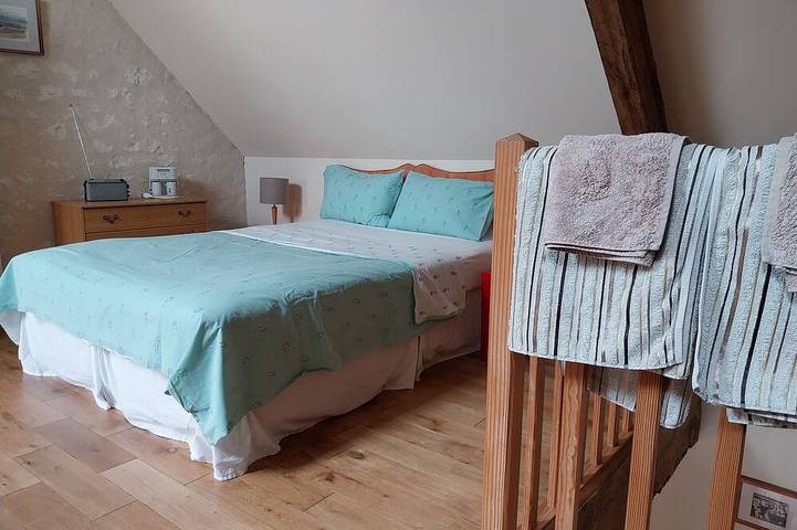 Modernisiertes Haus mit einem Schlafzimmer im Herzen der Landschaft der Touraine in Charnizay, Loches und Umgebung