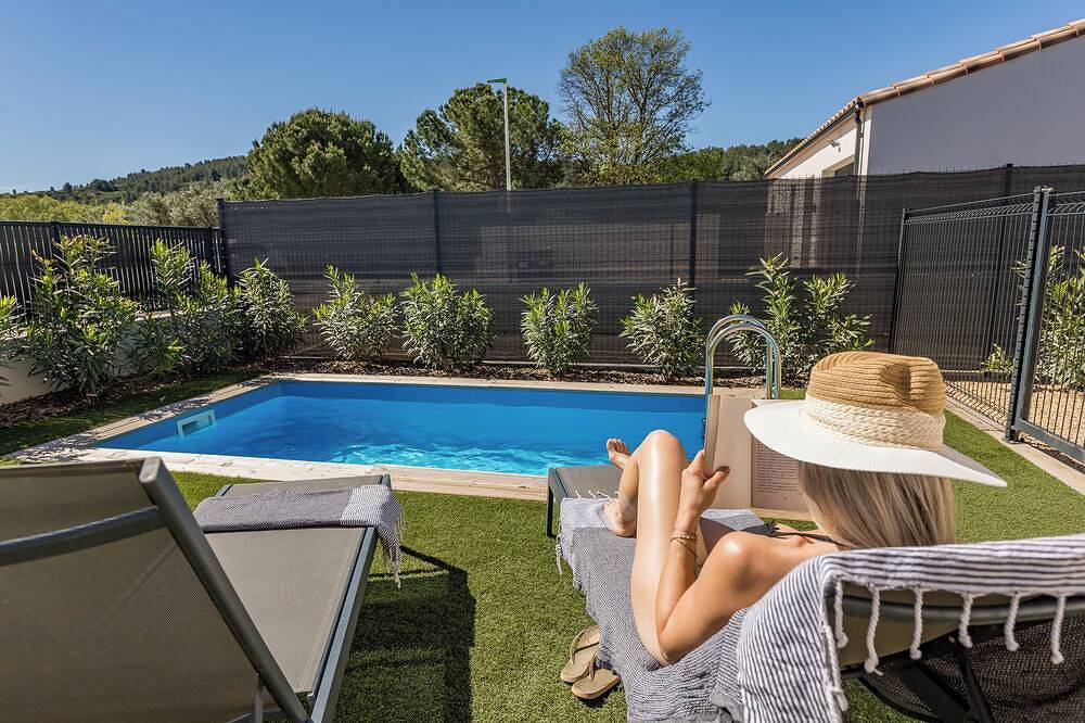 Villa 3ch Moderne Piscine Chauffée Clim in Cessenon-sur-Orb, Region de Béziers