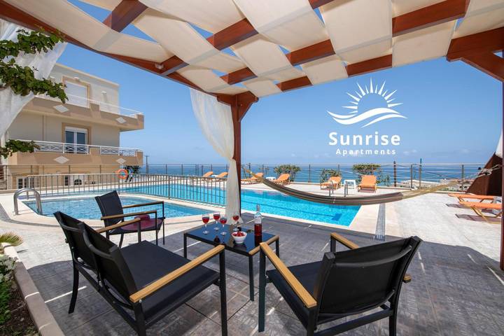 Studio für 2 Personen, mit Balkon und Kinderpool in Rethymno und Umgebung - 2