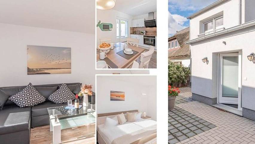 Ferienwohnung für 4 Personen, mit Garten und Seeblick sowie Terrasse - 1