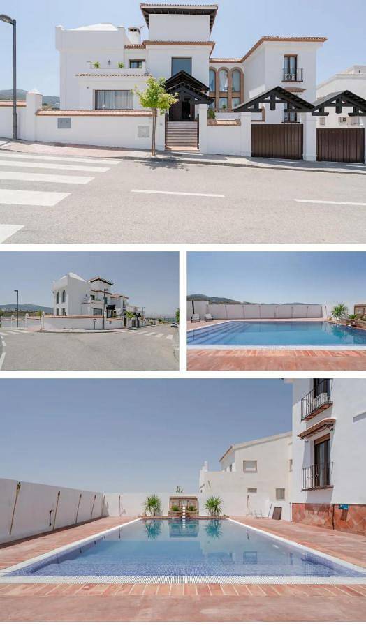 Casa rural para 24 personas, con jardín y piscina además de jacuzzi y sauna en La Zubia