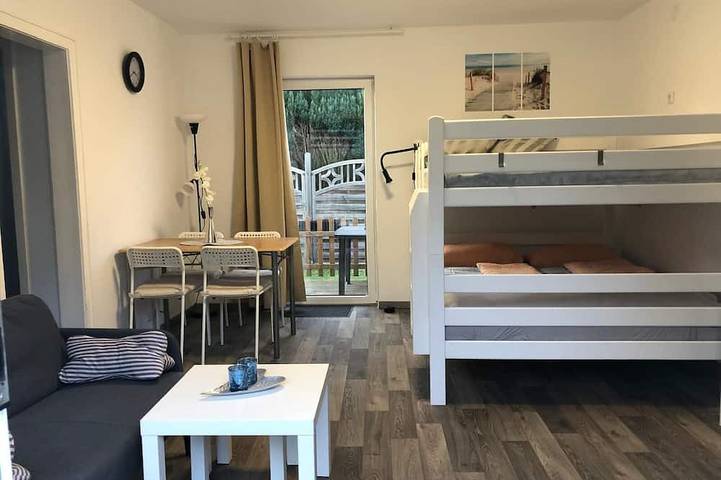 Bungalow für 2 Personen, mit Terrasse, mit Haustier