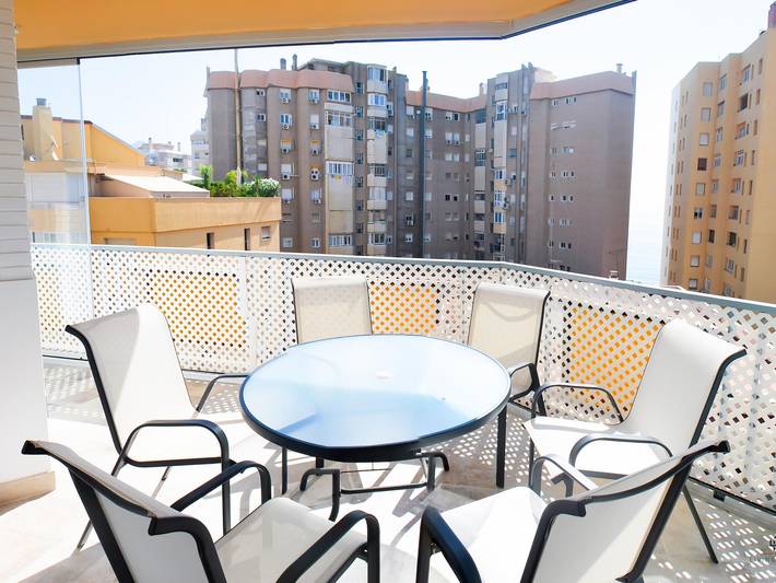 Appartamento per 6 persone, con Vista oceano e Balcone/Terrazza a Playa de la Malagueta
