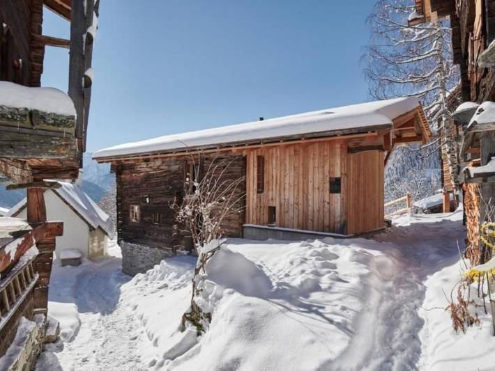 Ferienhaus für 4 Personen, mit Haustier in Bellwald