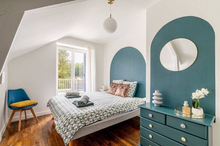 Maison de vacances pour 4 personnes, avec Jardin