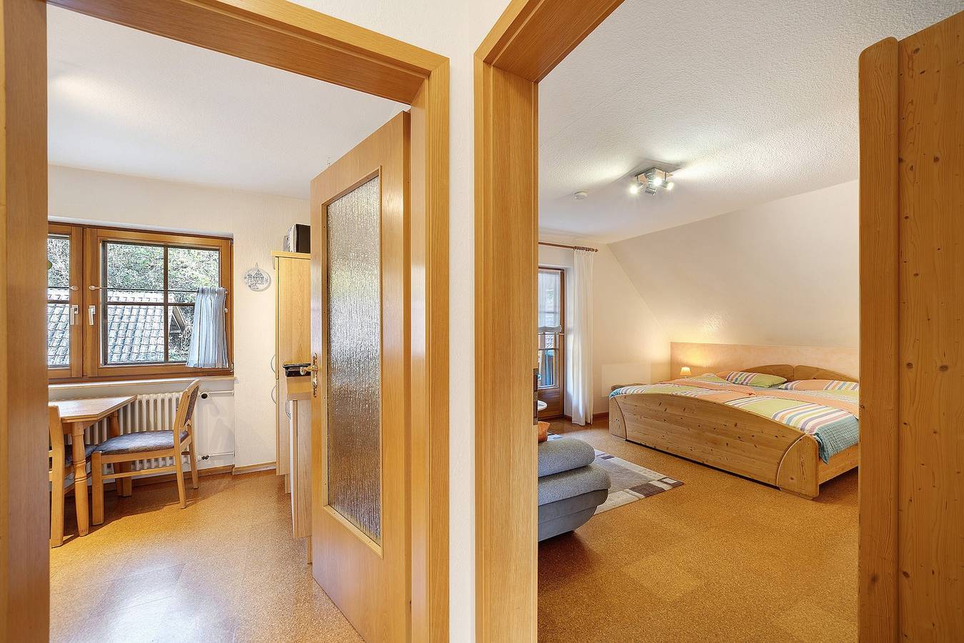 Ganze Wohnung, Ferienwohnung 'Hirschblick' mit Bergblick, Gemeinschaftsterrasse und Wi-Fi in Haslach im Kinzigtal, Kinzigtal