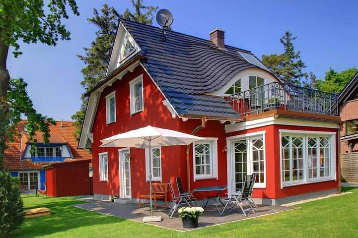Ferienhaus für 6 Personen, mit Sauna und Garten sowie Balkon