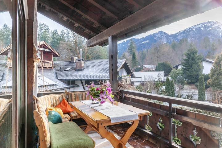 Studio für 2 Personen, mit Balkon, mit Haustier in Grainau - 2