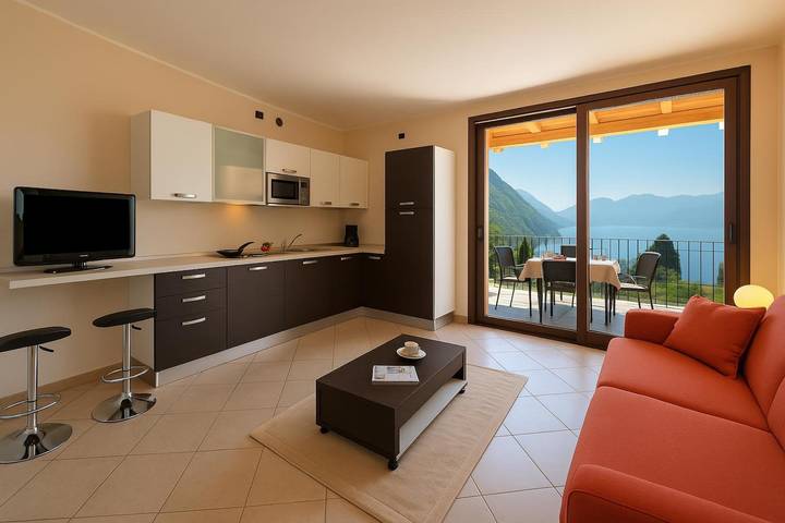 Hütte für 8 Personen, mit Pool und Terrasse sowie Seeblick am Comer See - 4