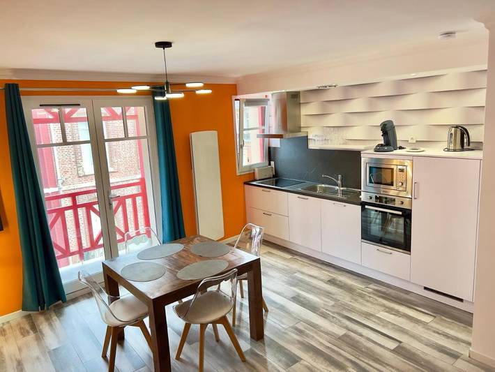 Gîte pour 4 personnes, avec terrasse et vue, animaux acceptés dans Office De Tourisme De Mers Les Bains