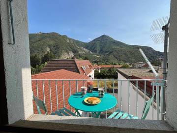 Gîte pour 4 personnes, avec balcon et vue à Veynes