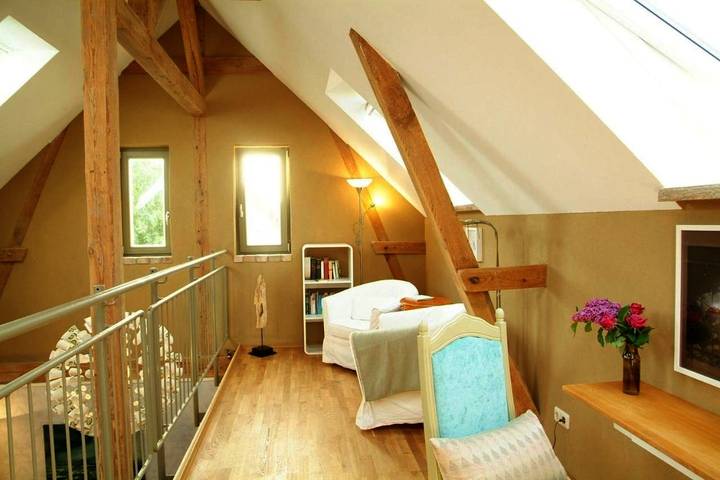 Ferienhaus für 4 Personen, mit Garten und Sauna sowie Ausblick in Vogelsang-Warsin