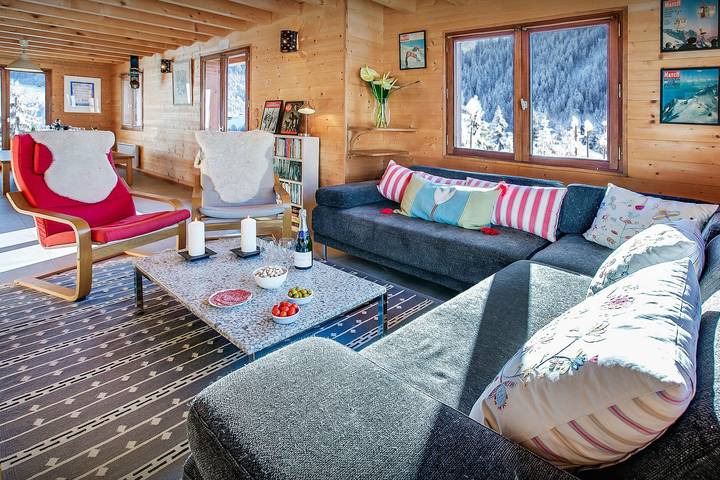 Chalet pour 9 personnes, avec Balcon ainsi que Terrasse et Jardin à Manigod - 2