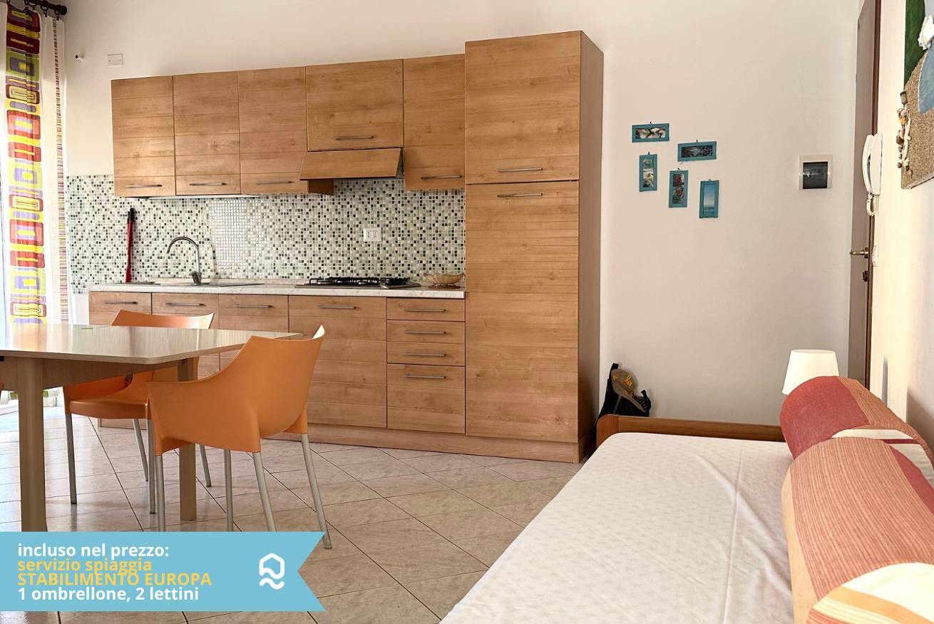 Apartamento entero, Rs320 - Marcelli, two-room apartment in seafront residence, beach included in Marcelli, Riviera del Conero