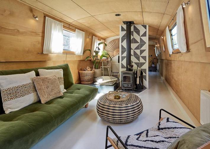 Boot für 4 Personen, mit Terrasse und Seeblick sowie Ausblick in London