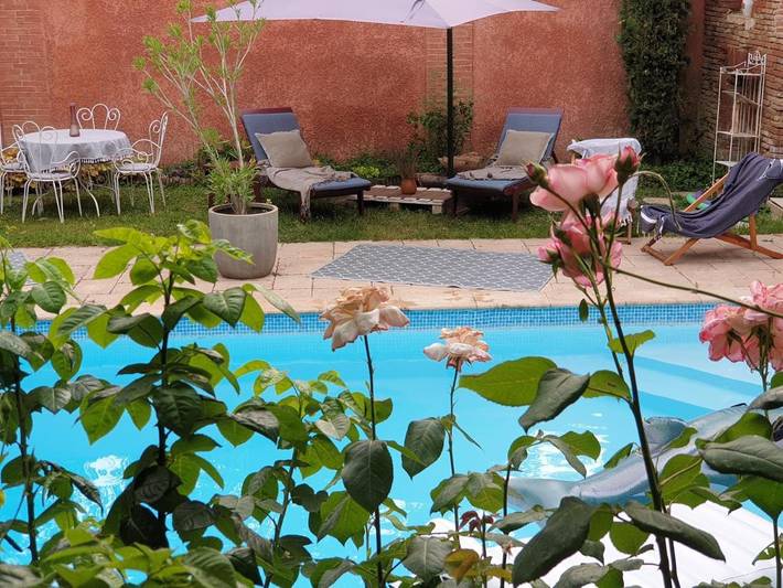Gîte pour 2 personnes, avec jardin et vue ainsi que terrasse et piscine dans Roques Sur Garonne - 2