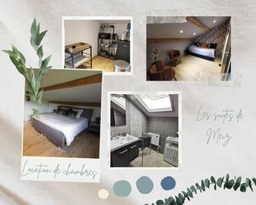 Chambre d’hôte pour 2 personnes, avec vue ainsi que terrasse et jardin à Stavelot