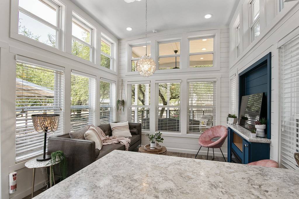 Flower Child Tiny Home at Lake Travis in Lake Travis