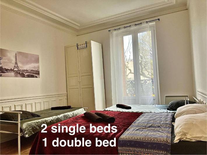 Gîte pour 8 personnes, avec vue et jardin à Le Raincy - 4