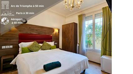 Gîte pour 2 personnes, avec terrasse et jardin à Épinay-sur-Seine