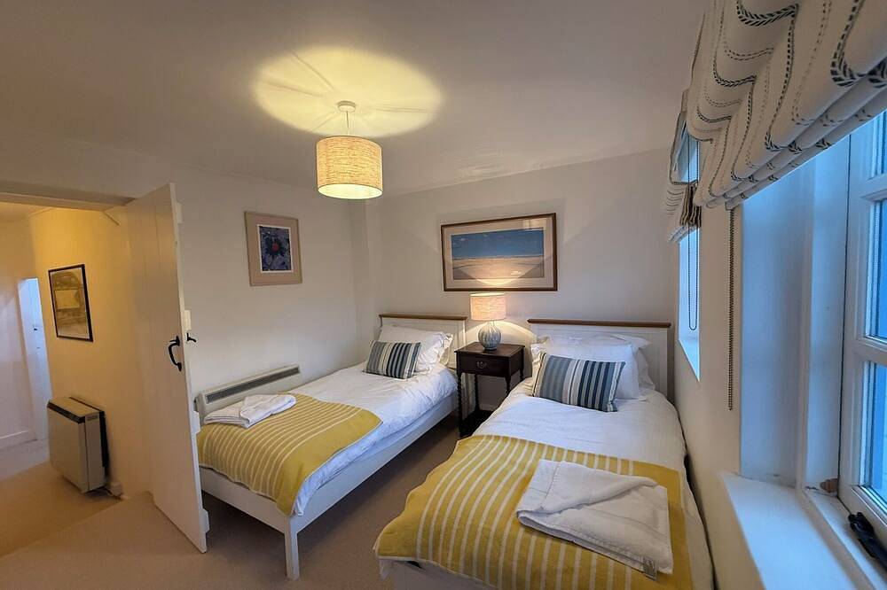 Schönes Häfen aufgeführtes Küstenwachen-Häuschen, Snowhill, Westwittering in West Wittering Beach, West Wittering