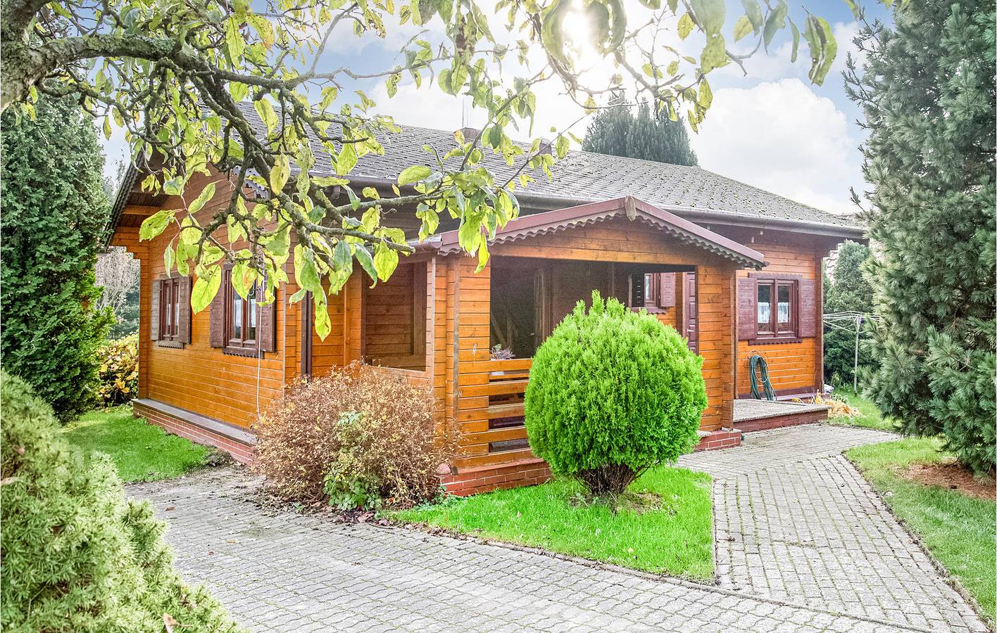 Ferienhaus für 8 Personen mit Pool in Puddemsdorf, Mielno