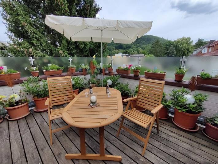 Ferienwohnung für 3 Personen, mit Terrasse in Eschwege