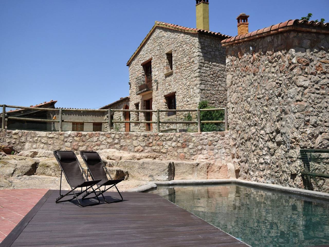 Casa de vacaciones para 8 personas con piscina in Bruch, Interior de Barcelona