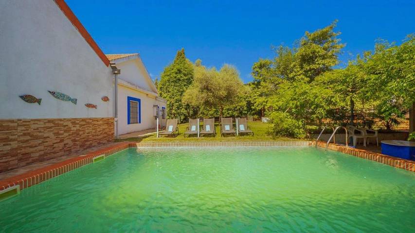 Casa rural para 21 personas, con Terraza además de Jardín y Piscina en Moguer - 2