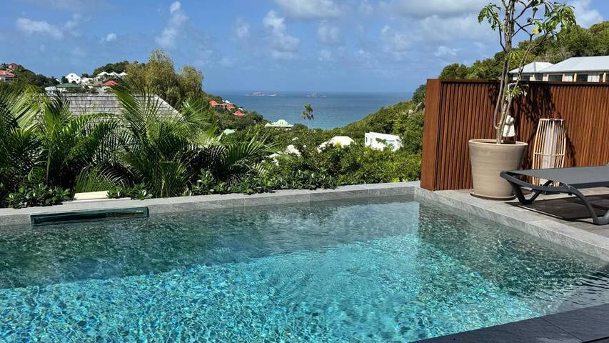 Ferienhaus für 6 Personen, mit Ausblick und Pool sowie Garten auf Saint-Barthélemy