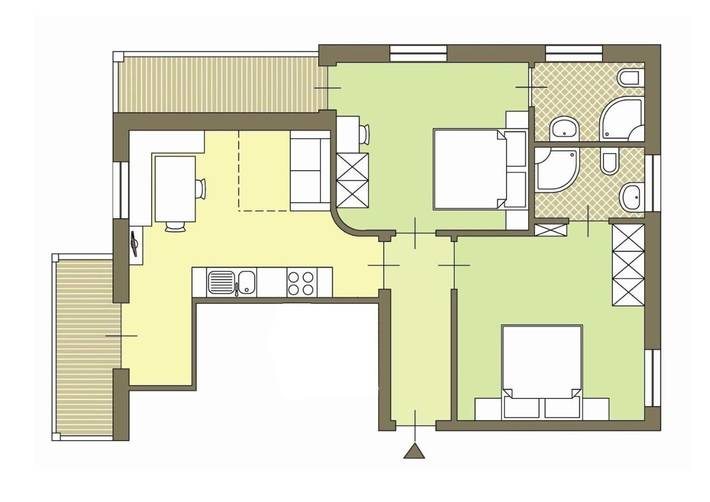 Gîte pour 4 personnes, avec vue et jardin, animaux acceptés à Chiusa - 4