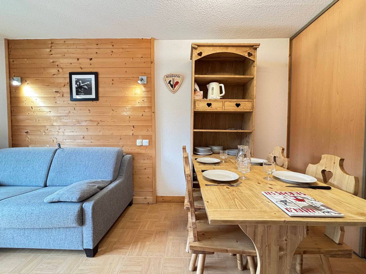 Appartement entier, Charmant appartement pour 4 personnes au pied des pistes avec piscine in Flumet, Région d'Albertville