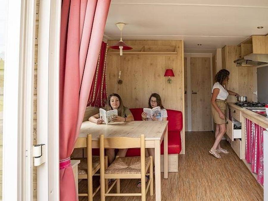Camping Paradis  La Promenade - Alojamiento 4 personas - Confort+ in Mauges-sur-Loire, Región de Cholet