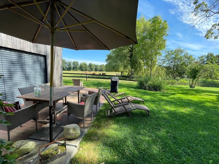 Ferienhaus 'Onkenshof Haus Weideblick' mit Wlan in Zetel, Südliche Nordseeküste