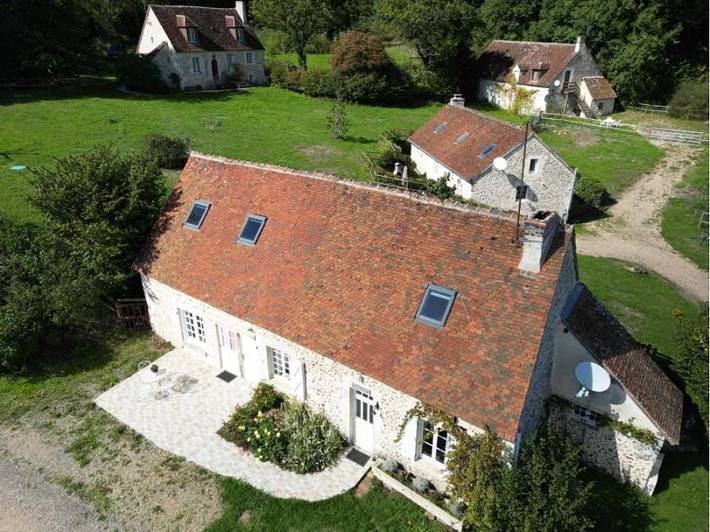 Studio pour 4 personnes, avec Terrasse et Jardin ainsi que Bassin pour enfant et Vue dans Orne