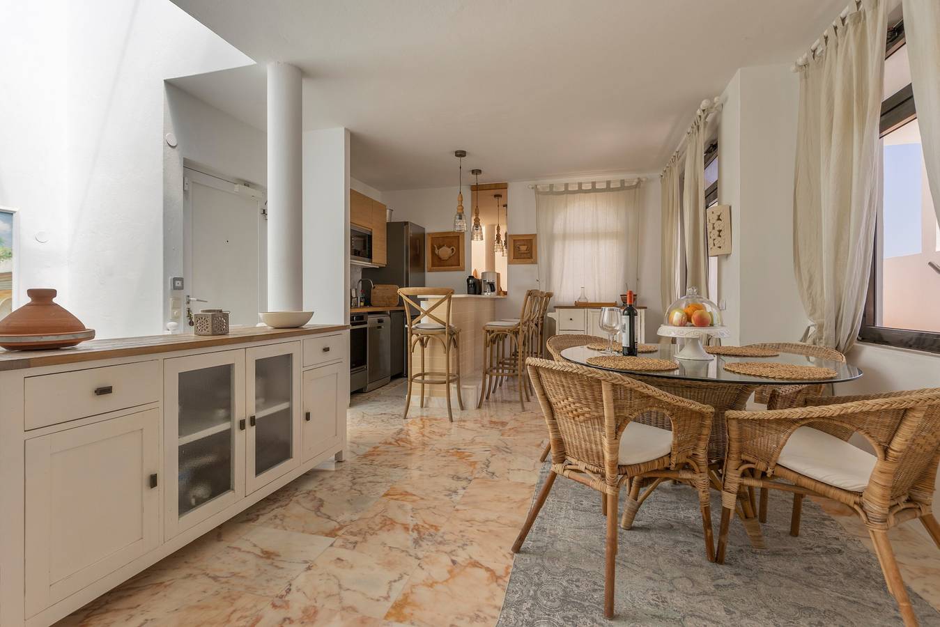 Casa Marga – Romantische Villa mit Meerblick, privater Terrasse und Wlan in Südliche Bucht Costa Calma, Pájara