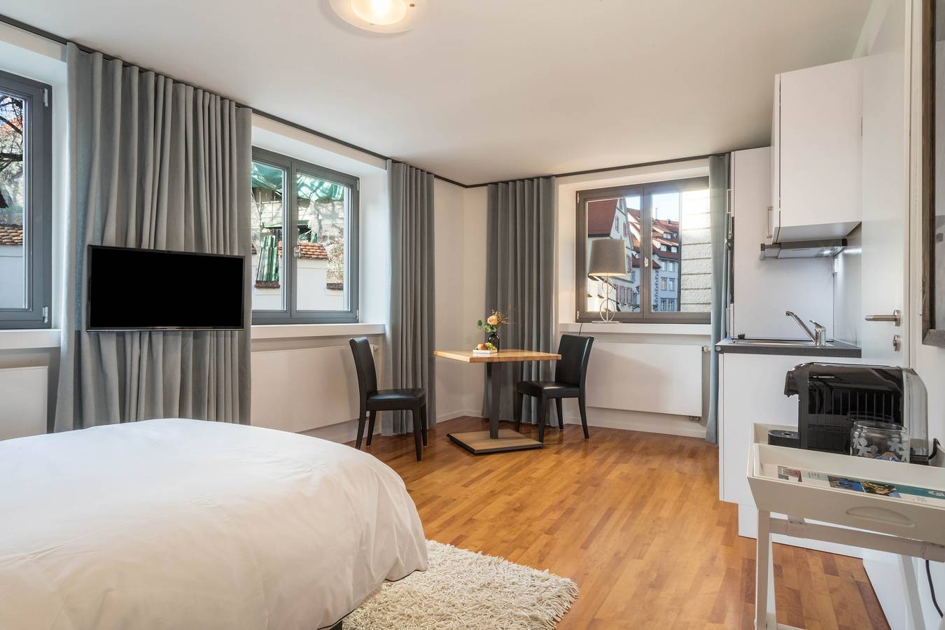 Ganze Wohnung, Modernes Einzimmer-Appartement Nr. 11 mitten im Stadtzentrum mit Wlan in Wangen im Allgäu, Region Bodensee-Oberschwaben