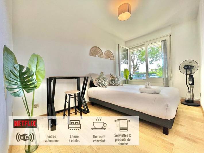 Location de vacances pour 5 personnes, avec terrasse à Mons-en-Barœul - 3