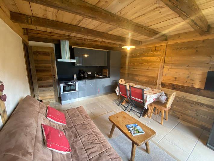 Gîte pour 6 personnes, avec terrasse à La Clusaz