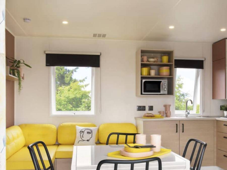 Camping La Forêt Lahitte - Mobile home 8 persons - 3 clovers 4 bedrooms 2 shower rooms in Parentis-en-Born, Côte d’Argent